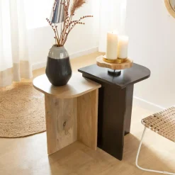 Table Basse|Table Gigogne<Made in Meubles Table basse gigogne en bois de manguier Faro