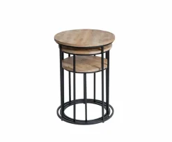 Table Basse|Table Gigogne<Made in Meubles Table basse gigogne en bois de manguier Anouck