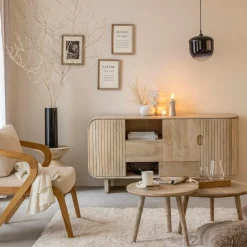 Table Basse|Table Gigogne<Made in Meubles Table basse gigogne en bois de manguier Nala