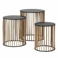 Table Basse|Table Gigogne<Made in Meubles Table basse gigogne en bois de sapin Nicole