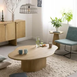 Table Basse<Made in Meubles Table basse nuage en bois de manguier Fable