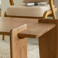 Table Basse<Made in Meubles Table basse rectangle en bois d'acacia Zola