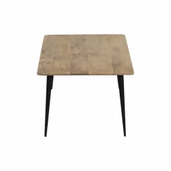 Table Basse<Made in Meubles Table basse rectangle en bois de manguier et métal Aimée