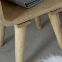 Bout De Canapé & Sellette|Chevet<Made in Meubles Table de chevet avec niche en bois de manguier Maëva