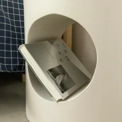 Chevet<Made in Meubles Table de chevet en bois blanc peint Amelie