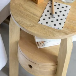 Chevet<Made in Meubles Table de chevet en bois de manguier Juliet