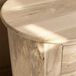 Chevet<Made in Meubles Table de chevet en bois de manguier Maëva