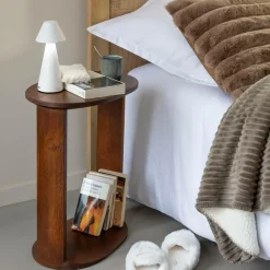 Chevet<Made in Meubles Table de chevet en bois de manguier Swan