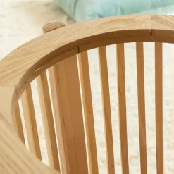 Chevet<Made in Meubles Table de chevet ronde en bois de pin Vénus