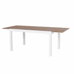 Table De Jardin<Made in Meubles Table de jardin blanche en aluminium Ayden