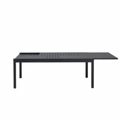 Table De Jardin<Made in Meubles Table de jardin en aluminium rectangulaire gris Kaïa