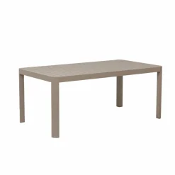 Table De Jardin<Made in Meubles Table de jardin rectangulaire en aluminium taupe Kaïa
