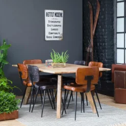 Table À Manger<Made in Meubles Table à manger avec allonges en bois de manguier Wood