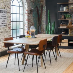 Table À Manger<Made in Meubles Table à manger avec allonges en bois de manguier Wood