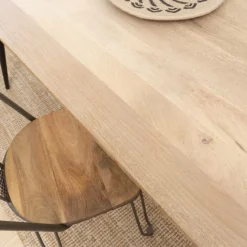 Table À Manger<Made in Meubles Table à manger avec allonges en bois de manguier Pia
