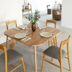 Table À Manger<Made in Meubles Table à manger en bois acacia Flora