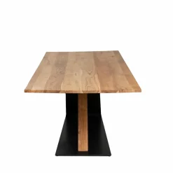 Table À Manger<Made in Meubles Table à manger en bois d'acacia et métal Coco