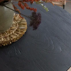 Table À Manger<Made in Meubles Table à manger en bois de manguier et métal Rosie