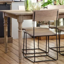 Table À Manger<Made in Meubles Table à manger en bois de manguier Louis