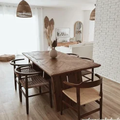 Table À Manger<Made in Meubles Table à manger en bois recyclé Blaise