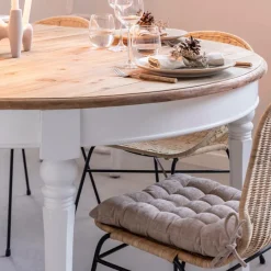 Table À Manger<Made in Meubles Table à manger en bois recyclé avec allonges Garance