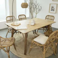 Table À Manger<Made in Meubles Table à manger en manguier Clarisse