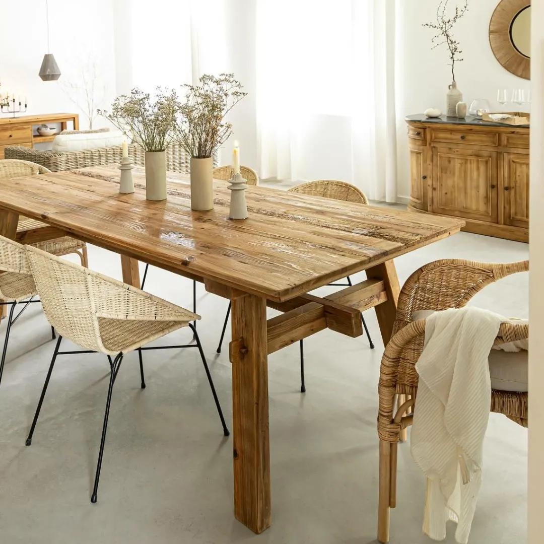 Table À Manger<Made in Meubles Table à manger en pin recyclé Blaise