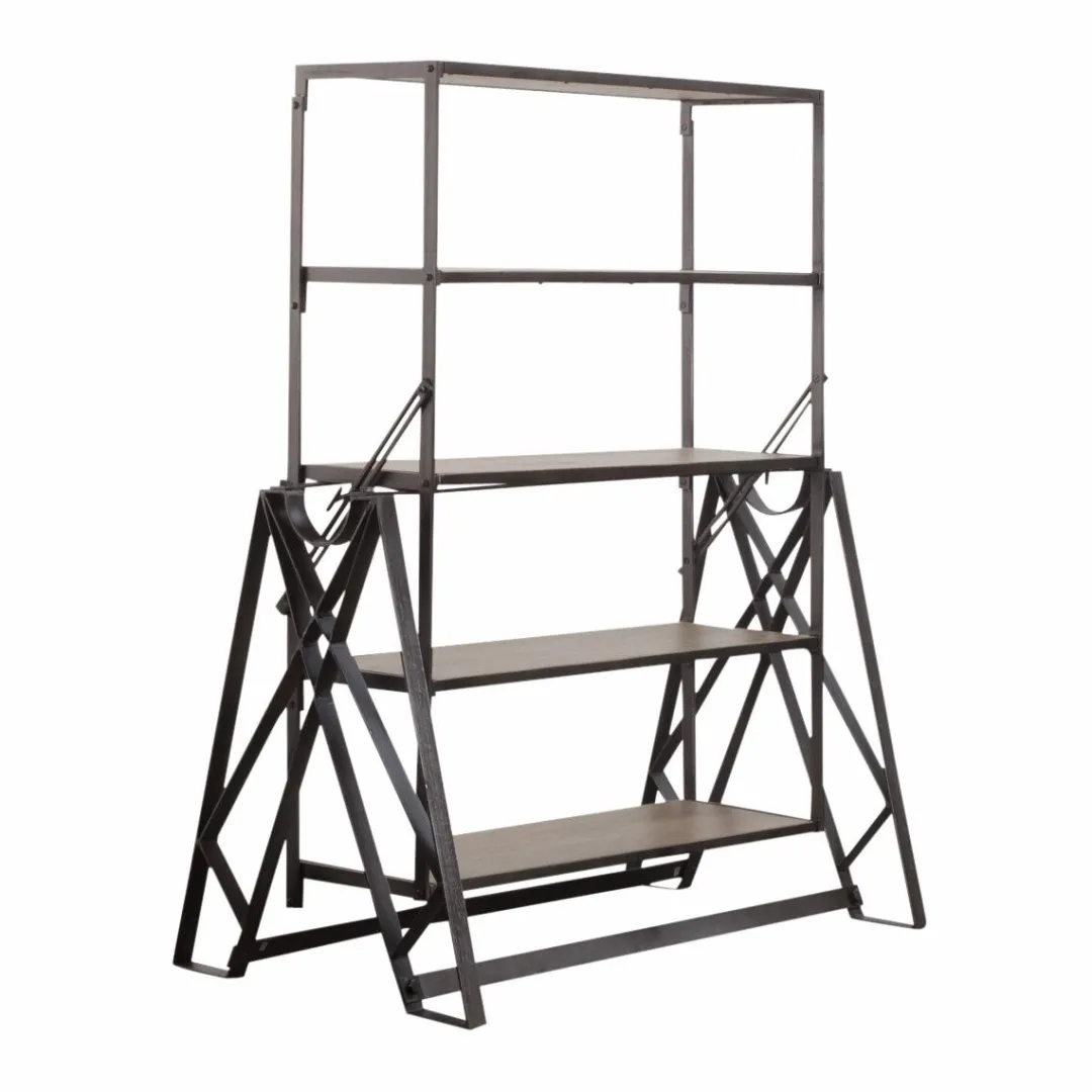 Etagère<Made in Meubles Table étagère en bois de manguier Santorini