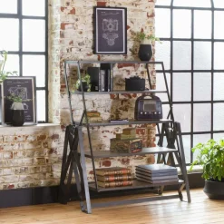 Etagère<Made in Meubles Table étagère en bois de manguier Santorini