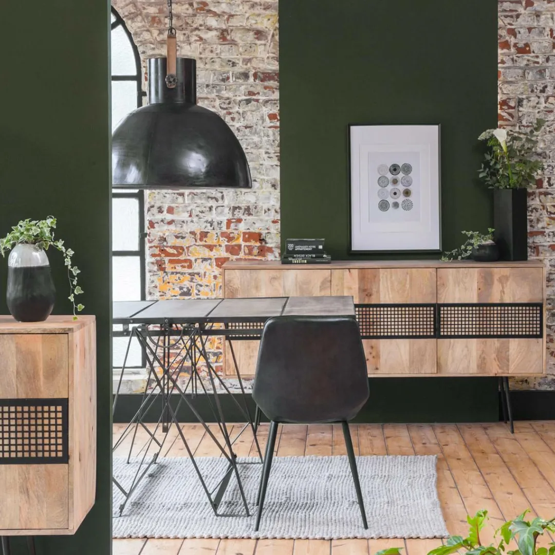 Etagère<Made in Meubles Table étagère en bois de manguier Santorini