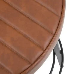 Tabouret De Bar<Made in Meubles Tabouret de bar en cuir et métal Tiago