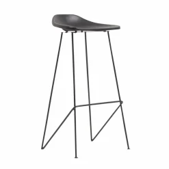Tabouret De Bar<Made in Meubles Tabouret de bar en cuir noir Archi