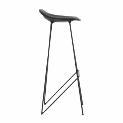 Tabouret De Bar<Made in Meubles Tabouret de bar en cuir noir Archi