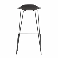 Tabouret De Bar<Made in Meubles Tabouret de bar en cuir noir Archi