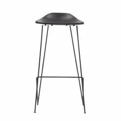 Tabouret De Bar<Made in Meubles Tabouret de bar en cuir noir Archi