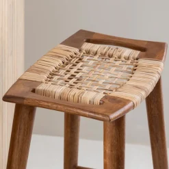 Tabouret De Bar<Made in Meubles Tabouret de bar en manguier Suzanna