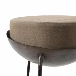 Tabouret De Bar<Made in Meubles Tabouret de bar en métal 1 place Grey