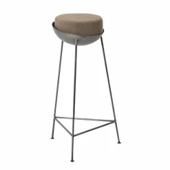 Tabouret De Bar<Made in Meubles Tabouret de bar en métal 1 place Grey