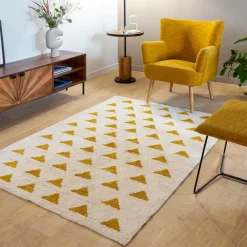 Décoration<Made in Meubles Tapis en coton Baptiste