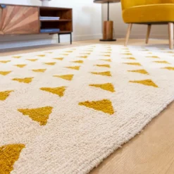 Décoration<Made in Meubles Tapis en coton Baptiste