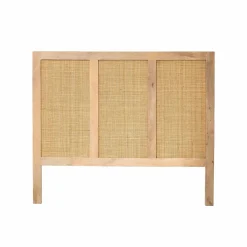 Tête De Lit<Made in Meubles Tête de lit en bois de manguier et cannage Noémia