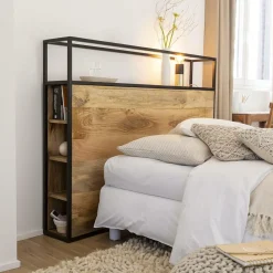 Tête De Lit<Made in Meubles Tête de lit en bois de manguier 160 cm Armelle
