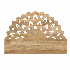 Tête De Lit<Made in Meubles Tête de lit lotus en bois de manguier sculpté 160 cm Valentina