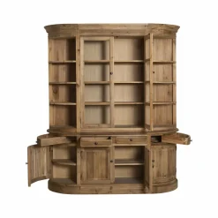 Vaisselier<Made in Meubles Vaisselier arrondi en bois recyclé Garance