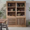 Vaisselier<Made in Meubles Vaisselier en bois d'acacia Salta