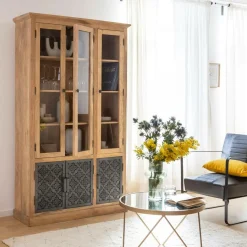 Vaisselier<Made in Meubles Vaisselier en bois de manguier Sahara