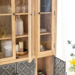 Vaisselier<Made in Meubles Vaisselier en bois de manguier Sahara