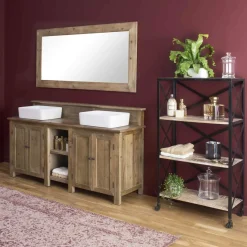 Vasque<Made in Meubles Vasque rectangulaire en porcelaine Perrine