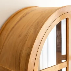 Vitrine<Made in Meubles Vitrine en bois d'acacia 4 portes Jo