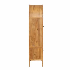 Vitrine<Made in Meubles Vitrine en bois d'acacia 4 portes Jo